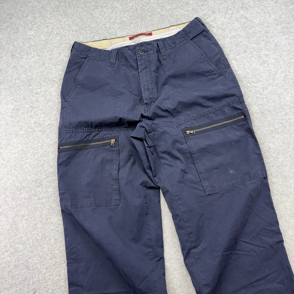 Tommy Hilfiger Military‎ Issued Vintage Utility Pants Navy Men's 34x30 Baggy y2k - Picture 7 of 15